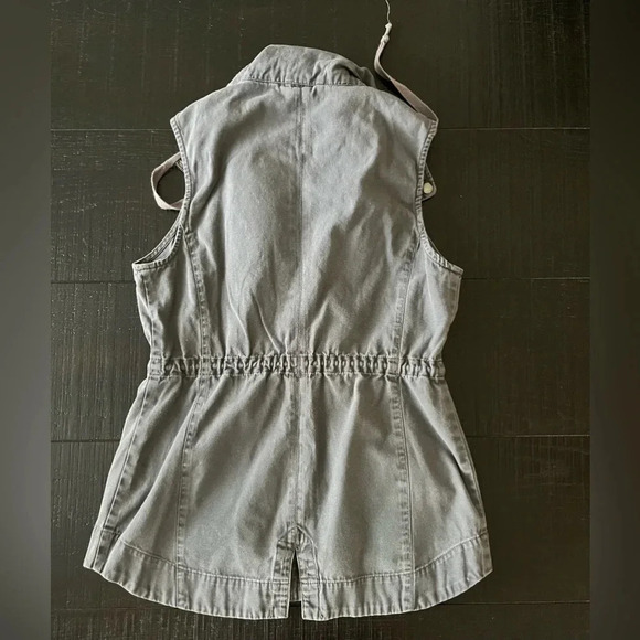 Sebby Gray Utility Vest SZ S - Picture 3 of 4